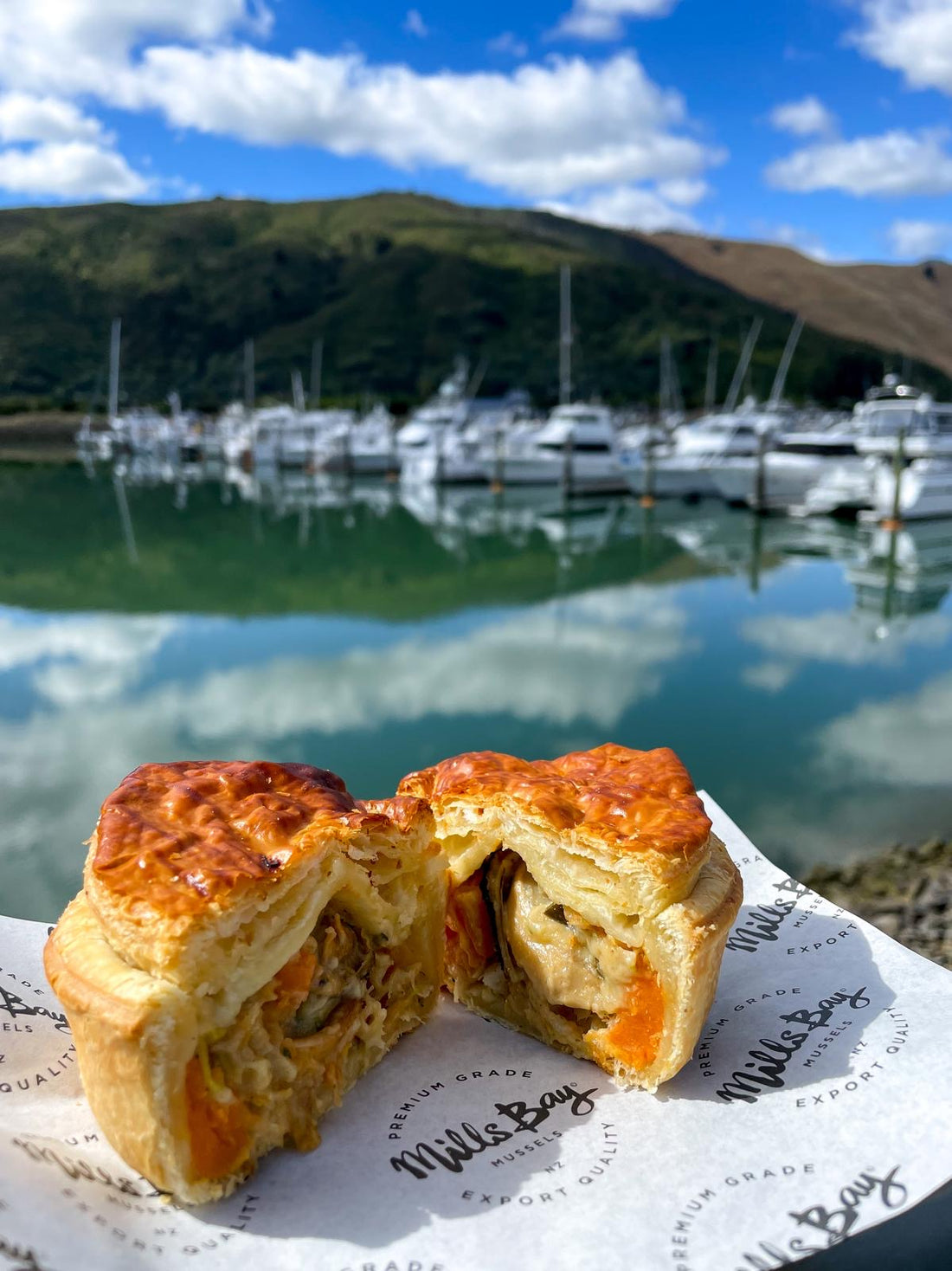 Frozen Pie - Mussel, Smoked Fish & Kumara