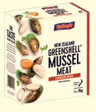 Frozen Mussel Meat IQF Standard 1kg