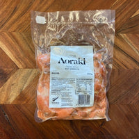 Frozen Hot Smoked Salmon Pieces 500g