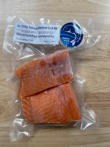 Salmon Portions 120g x Two Pack