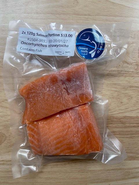 Salmon Portions 120g x Two Pack