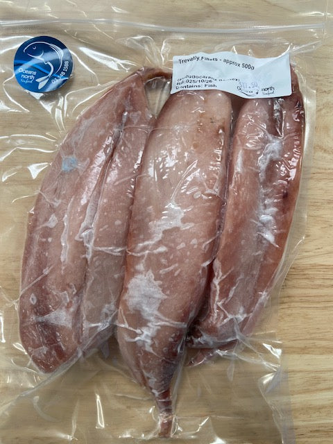 Frozen Fillets - Trevally (Skin Off, Bone Out) 500 grams