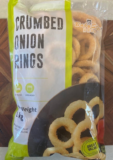 Frozen Onion Rings - Crumbed
