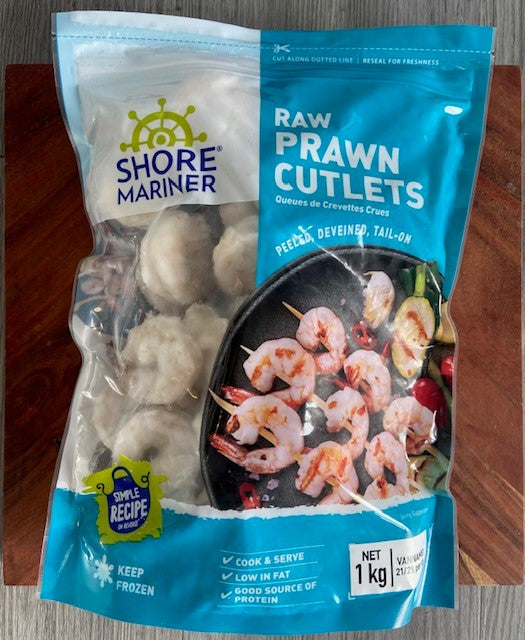 Frozen Prawns Cutlets (Raw) White Tiger 21/25